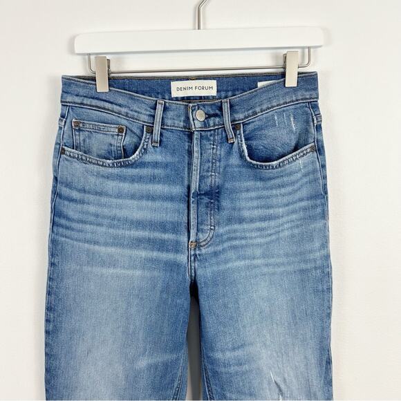 Denim Forum Aritzia The Arlo High Rise Straight Jean Size 29 - Picture 2 of 7